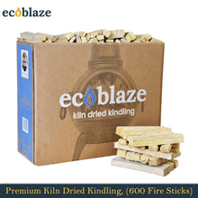 Load image into Gallery viewer, Ecoblaze Kiln Dried Kindling Wood 120 Fire Sticks for Log Burners &amp; Pizza Oven