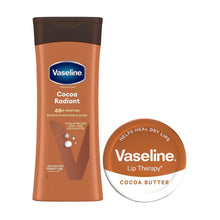 Load image into Gallery viewer, Vaseline Body Care Duo Cocoa Radiant Lotion 400ml &amp; Cocoa Lip Therapy 20g