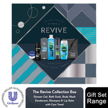 Load image into Gallery viewer, The Revive Collection Box 6 Pieces Multi-Branded Gift Set for Him with Gym Towel