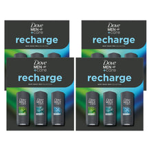 Load image into Gallery viewer, Dove Men+Care Gift Set Recharge Trio Clean Comfort Extra Fresh Eucalyptus Mint
