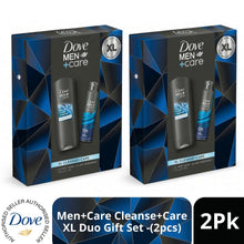 Load image into Gallery viewer, Dove Men+Care Cleanse+Care XL Duo Gift Set 2 piece, Choose your pack 1,2,3 or 4