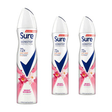 Load image into Gallery viewer, Sure Women Antiperspirant 72H Nonstop Protection Bright Bouquet Deodorant, 3x250ml