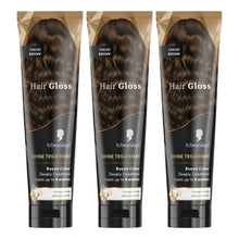 Load image into Gallery viewer, Schwarzkopf Hair Gloss Shine Light Brown, Beige Blonde &amp; Cacao Brown, 150ml