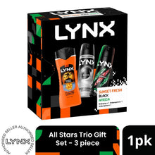Load image into Gallery viewer, LYNX All Stars Trio Gift Set 3 piece, Choose Your Pack Size 1,2,3 or 4