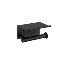 Load image into Gallery viewer, COSMIC Architect Toilet Roll Holder w/ Cover | Black | Wall Mount
