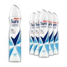 Load image into Gallery viewer, Sure Women Anti-perspirant 72H Nonstop Protection Cotton Dry Deodorant, 6x250ml