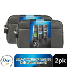 Load image into Gallery viewer, Dove Men+Care Restore Washbag Essentials Gift Set, Choose Pack Size 1,2,3 or 4