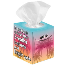 Load image into Gallery viewer, Splesh Ultra Soft Tissues 3-Ply Pack of 12 Cube Tissue Boxes, Total 672 Tissues
