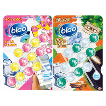 Load image into Gallery viewer, Bloo Power Active Toilet Rim Block 70s&amp;80s or 90s&amp;00s Spring Limited Edition