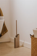 Load image into Gallery viewer, COSMIC Flat Silicone Loo Brush, Flexible Design, Dual-Mount, Chrome Holder