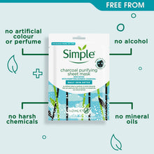 Load image into Gallery viewer, 5x of Simple Kind to Skin Moisturising &amp; Hydrating Sheet Mask with NaturalFibers