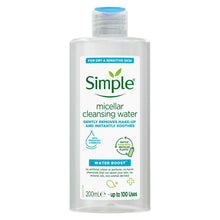 Load image into Gallery viewer, Simple Micellar Cleansing Water Hydrating Makeup Remover, 200ml or 400ml