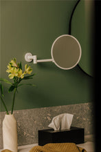 Load image into Gallery viewer, Cosmic Architect Magnifying Mirror | 5X | Brushed Black | Wall-Mounted