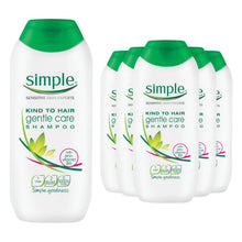 Load image into Gallery viewer, Simple Kind to Hair Gentle Care Shampoo, 6 Packs of 200ml
