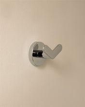 Load image into Gallery viewer, COSMIC Start Double Wall Hook, Chrome, Screw Mount, Modern Circular Design