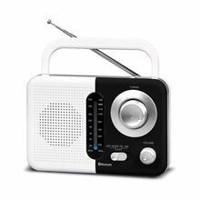 Load image into Gallery viewer, Soundz SZ412 AM/FM Bluetooth Radio with USB Port And SD Card Slot, Black/White