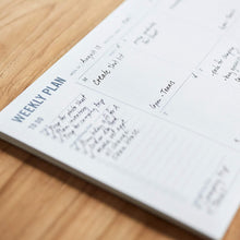 Load image into Gallery viewer, Haven Weekly or Monthly Check List Pad for Task, Goals, Notes, Meals &amp; Reminders