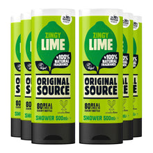 Load image into Gallery viewer, Original Source Vegan Shower Gel with 100% natural Fragrance 500ml, 6 Pack