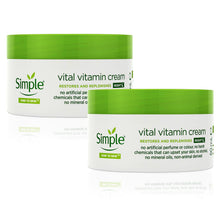 Load image into Gallery viewer, Simple Kind to Skin Face Cream - Day SPF15 or Night Cream, Hydrating 50ml, 2 Pack