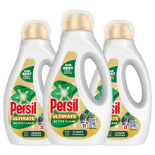 Load image into Gallery viewer, Persil Ultimate Liquid Detergent Active Clean Stain Removal 31 Washes 837ml, 3pk