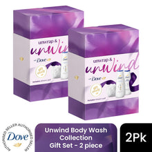 Load image into Gallery viewer, DOVE Unwind Body Wash Collection Gift Set 2 piece, Choose Your Pack Size 1,2,3 or 4