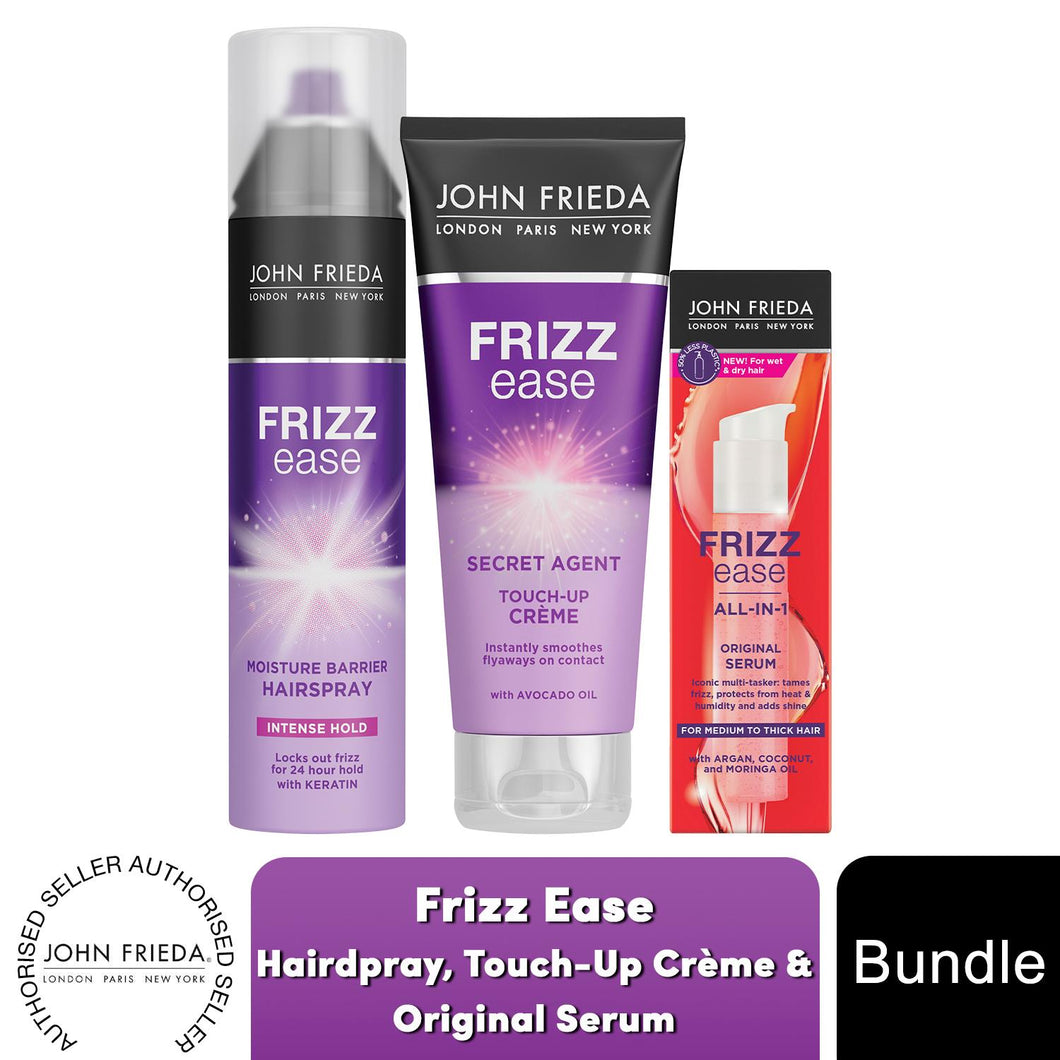 John Frieda Frizz Ease Haircare Range of Hairspray, Creme, Serum & Hair Mask