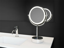Load image into Gallery viewer, COSMIC Mirror | Light Grey | LED 5X | USB | 24.8x12.5x39.2 cm