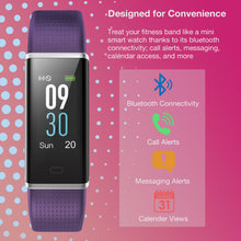Load image into Gallery viewer, Aquarius AQ200 MultiFunctional Heart Rate &amp; Sleep Monitor Tracker, Purple
