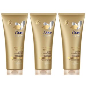 3pk of 200ml Dove DermaSpa Summer Revived Face Cream with Cell Moisturisers