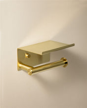 Load image into Gallery viewer, COSMIC Architect SP Paper Holder | With Cover | Brushed Gold Metal