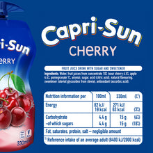 Load image into Gallery viewer, Capri Sun Cherry Juice with Vitamins &amp; Antioxidants - No Preservatives, 60x330ml