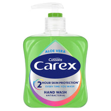 Load image into Gallery viewer, Cussons Carex Antibacterial Hand Wash Aloe, Original or Moisture 250ml, 6 Pack