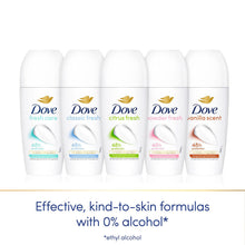 Load image into Gallery viewer, Dove Citrus Fresh Roll On Anti-Perspirant 48H Sweat &amp; Odour Protection 50ml, 6Pk