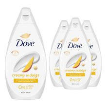 Load image into Gallery viewer, Dove Body Wash Creamy Indulge Moisturising Shower Gel, 4 Pack of 450 ml