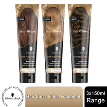 Load image into Gallery viewer, Schwarzkopf Hair Gloss Shine Light Brown, Beige Blonde &amp; Cacao Brown, 150ml