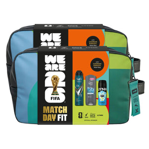 Match Day Fit FIFA Gift Set for Him Body Wash, Spray & Wash Bag Grooming Kit