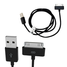 Load image into Gallery viewer, Hipstreet Charge and Sync 30-Pin USB Charging Cable Extra Long, Black - 1m