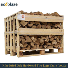 Load image into Gallery viewer, Ecoblaze Kiln Dried Oak Hardwood Firewood Logs 600L for Wood Burner &amp; Pizza Oven