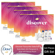 Load image into Gallery viewer, Dove Discover Selection+Beauty Gift Set Nourishing Bodywash, APA &amp; Shea Soap