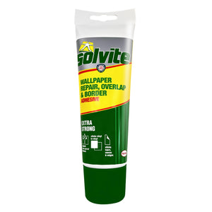 Solvite Overlap & Border Extra Strong & Easy-to-Use Wallpaper Glue, 240 g