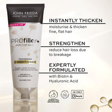 Load image into Gallery viewer, John Frieda Profiller+ Haircare Range- Shampoo, Conditioner, Spray &amp; Super Fluid