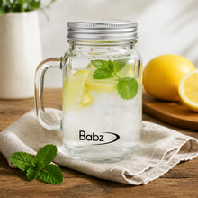 Load image into Gallery viewer, 8x 560ml Mason Jars Drinking Glasses Assorted Colours Lid Storage Jars