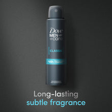 Load image into Gallery viewer, Dove Men+Care Classic Antiperspirant Deo Spray for 48H Protection 150ml, 6 Pack