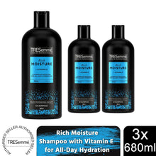 Load image into Gallery viewer, Tresemme Shampoo Rich Moisture with Vitamin E for All-Day Hydration, 3x680 ml