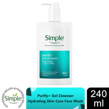 Load image into Gallery viewer, Simple Facial Cleanser Purify, Repair, Hydrate, Age Resist, Smooth+ Gel, 240ml