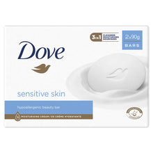 Load image into Gallery viewer, Dove Moisturising Beauty Cream Bar for Sensitive &amp; Soft, Smooth Skin, 2x90g