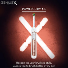 Load image into Gallery viewer, Oral-B Genius X Bluetooth Smart Rechargeable Toothbrush, Rose Gold