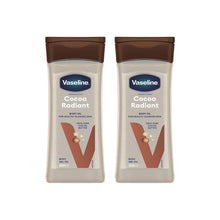 Load image into Gallery viewer, Vaseline Essential Moisture Cocoa Radiant with Pure Cocoa Butter, 2pk of 200ml
