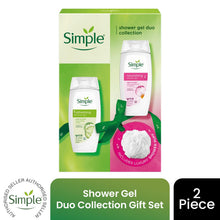 Load image into Gallery viewer, SIMPLE Shower Gel Duo Collection Gift Set 2 piece, Choose your pack 1,2,3 or 4