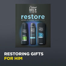 Load image into Gallery viewer, Dove Men+Care Restore Bodywash, Shampoo &amp; Bodyspray 3 Pieces Gift Set for Him